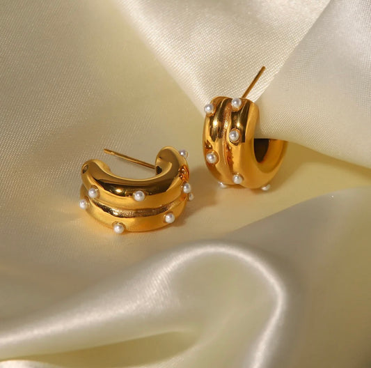 Kira Pearl Hoops