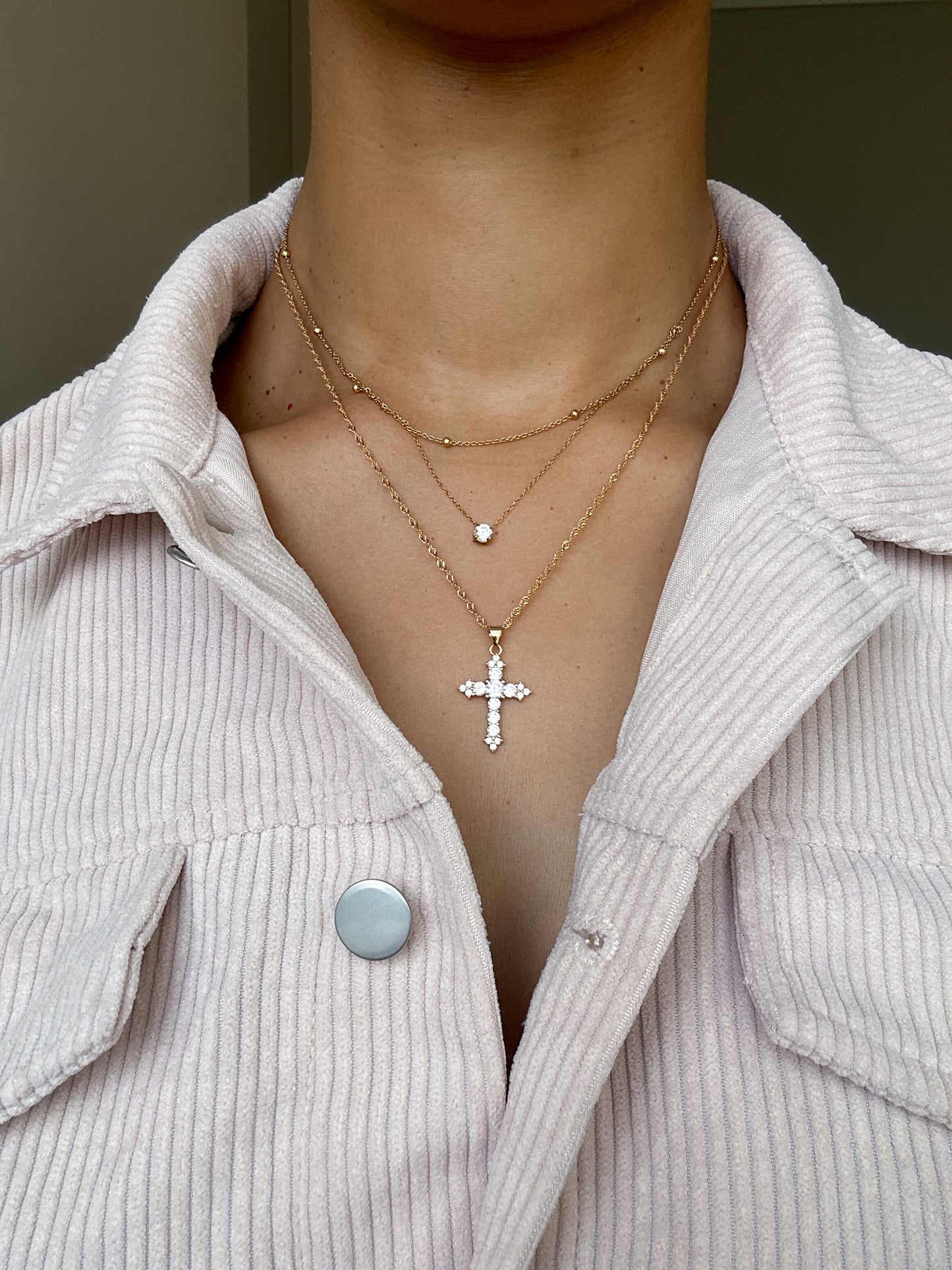 Trini Cross Necklace